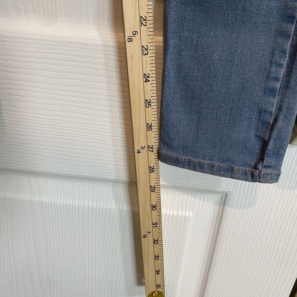 Divided H&M jeggings womens blue sz 8 bodycon stretch elastic waist - Picture 7 of 10